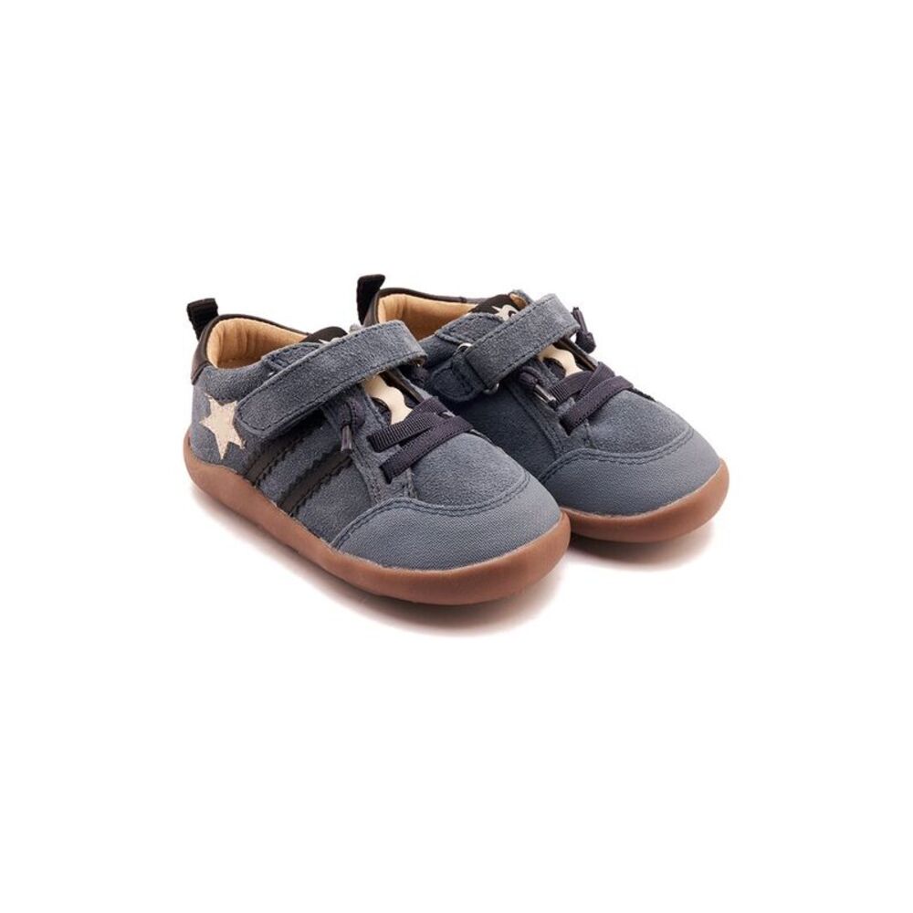 Old Soles Wos Ground Leather & Suede Sneaker, Blue